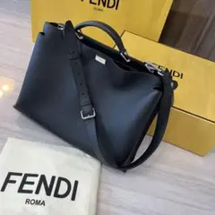 FENDI ピーカブ メンズ ブラック