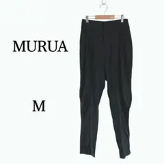 『MURUA』ムルーア (M) フロントギャザーカジュアルパンツ