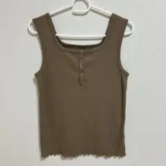 w closet ヘンリーネックタンクトップ