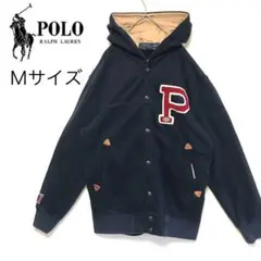 ポロ ラルフローレン ワンポイントワッペ パーカー 厚手 古着