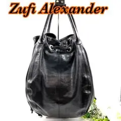 【希少】 Zufi Alexander ズフィアレキサンダー巾着レザーバッグ