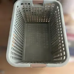 倉庫整理品!!超特大プラスチックバスケットカゴ横58cm縦約33cm3コセット