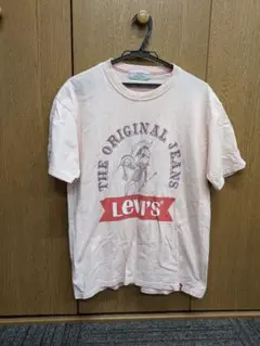Levi's ピンク プリント 半袖Tシャツ Lサイズ　夏