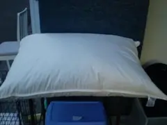 メーカー不明　枕　縦43㎝横65㎝厚さ約20㎝　シミあります。