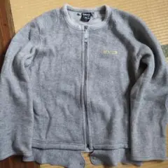 VANDALIZE グレー ジップカーディガン　Lサイズ