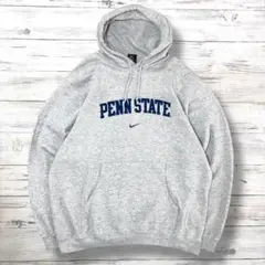 NIKE ナイキ パーカー デカロゴ グレー L 1200