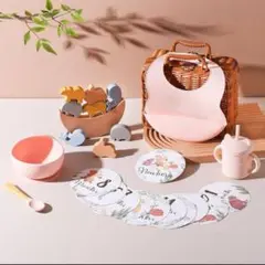 【新品未使用品】出産祝い ベビーギフトセット 7点セット 離乳食 食器 吸盤付き