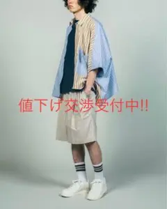 Jieda 2019ss ストライプシャツ
