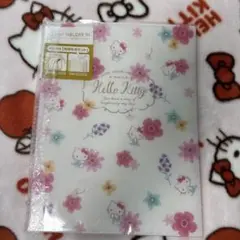 ハローキティ 花柄クリアファイル A4サイズ