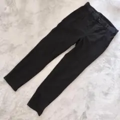 ✨大きいサイズ XL✨ GU スーパーストレッチデニムレギンスパンツ ブラック