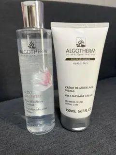 アルゴテルム 化粧水、フェイシャルマッサージクリーム