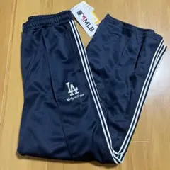 LA センターラインジャージパンツ　MLB ネイビー　ドジャース