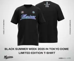 千葉ロッテマリーンズ　ブラックサマーTシャツ