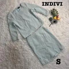 【INDIVI】❤️セットアップ/レディース/ミントグリーン/サイズS