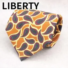 LIBERTY ペイズリー柄 ネクタイ ハンドメイド イングランド製