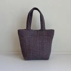 ヌビバッグ◎バイオレットチャコールトートバッグ　イブル　サブバッグ　MOVE