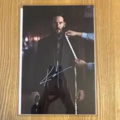 キアヌ・リーブスさん 直筆サイン入りフォト