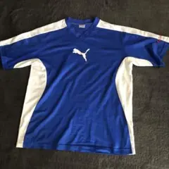 Puma 青白 Vネック スポーツシャツ