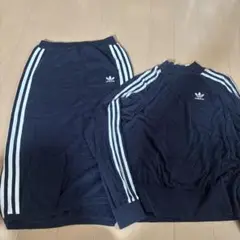 アディダスオリジナルス シースルーセットアップ ネイビー