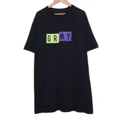GRMY グライミー　半袖Tシャツ　デカロゴ　ブラック　L