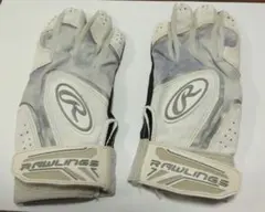 Rawlings バッティング用手袋 ホワイト/ブラック
