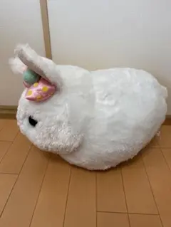 うさだまちゃん　Big ぬいぐるみ　ぽんぽんリぼん