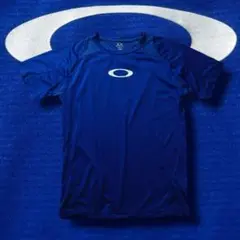 y2k OAKLEY archive センターロゴピチT サイバーパンク ブルー