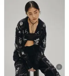 【todayful】エンブロイダリー　パッチワーク　シャツ【中古品】