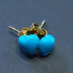 k18ターコイズピアス