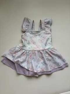 プティマイン 花柄水着 80cm