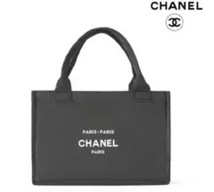 CHANEL ノベルティ キャンバス トートバッグ ブラック