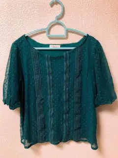 夏服お値下げ☆トップス カットソー 水玉ブラウス