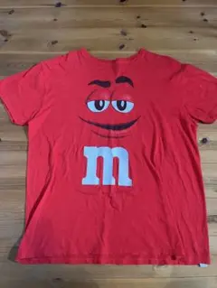 USA 90s古着 m&m stシャツ キャラクターt デカロゴ Y2Ktシャツ