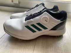 adidas ゴルフシューズ BOA ホワイト/グリーン　　26.5センチ