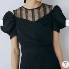 LADYレイヤードカシュクールワンピース ラグナムーン