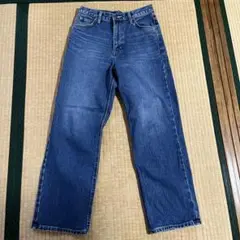 Lee×grove別注ストレートデニムパンツ ブルー L 中古