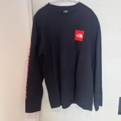 THE NORTH FACE ブラック ロングスリーブシャツ