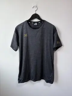 【2XL】大きめ MIZUNO ミズノ トレーニングシャツ ダークグレー