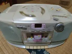 【激レア】ハローキティ　25周年記念　ステレオ　CP／CD プレーヤー　ラジオ 2025年最新】キティCDラジカセの人気アイテム - メルカリ