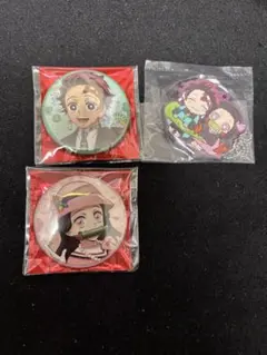 鬼滅の刃 アニメ弐周年記念祭 缶バッジ 竈門炭治郎＆竈門禰豆子 カプセルラバスト