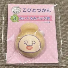 キャラ福くじ　こびとづかん　ぬいぐるみバッジ賞　カクレケダマ
