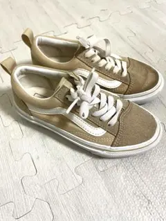 VANS ベージュ スニーカー 19センチ