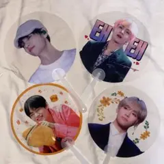 BTS テヒョン テテ 透明うちわ
