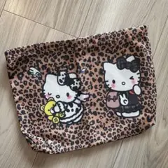 サンリオ キティ ヒョウ柄ポーチ
