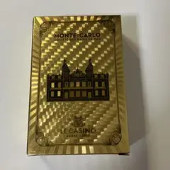 カジノ　実物　トランプ　実物　金色　カジノ・ド・モンテカルロ　LE CASINO