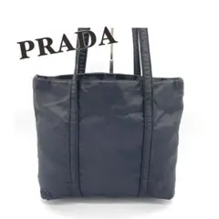 【人気】PRADA プラダ ロゴ 刺繍 テスート ショルダーバッグ トートバッグ