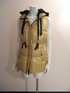 旬ブランド!シルビアンヘッチ◇オシャレ可愛い”イエロー!上質なエコダウンベスト!