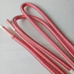 【丸】未使用 帯締め 丸組8ミリ 紅梅色 桃色