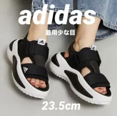 使用少な目　adidas メハナサンダル 23.5cm 厚底スポーツサンダル