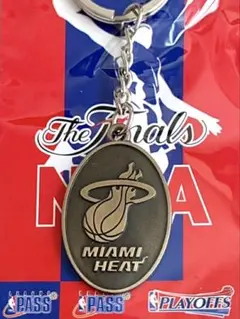 【マイアミ ヒート キーホルダー】海外バスケットボールクラブ NBA